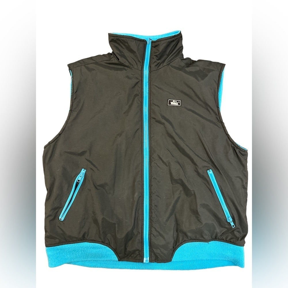 Woolrich‎ Women’s Vest Black/Blue. Fleece Lined XL.
